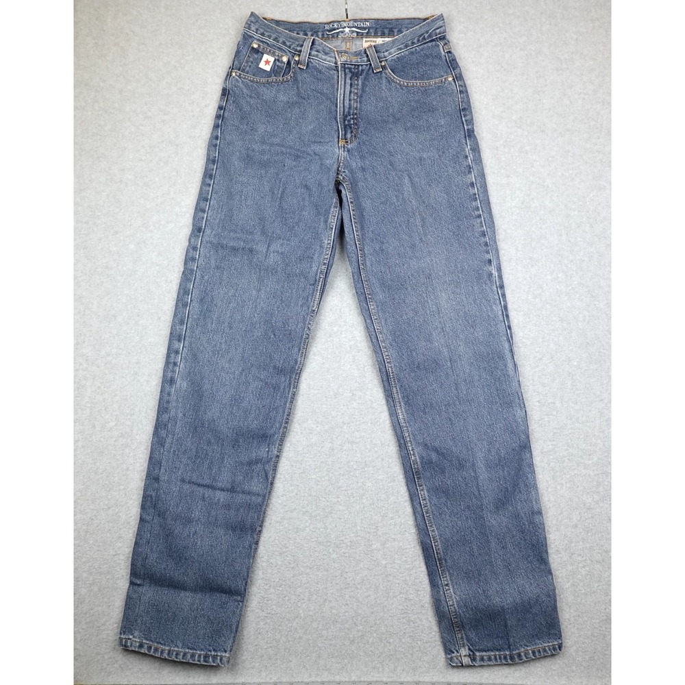 Rocky Mountain Jeans Womens 9L Blue Light Wash Relaxed Western Vintage Cowgirl